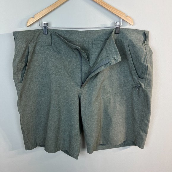 Duluth Trading Co Shorts Mens 44 DuluthFlex Breezeshooter 11" Shorts Green - Picture 5 of 12